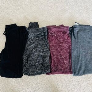 4 Pairs Sweatpants/Loungewear XS/S